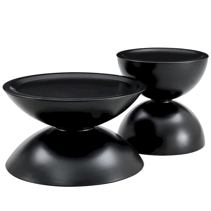 Table basse de rangement ronde