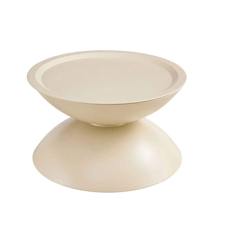 Table basse de rangement ronde