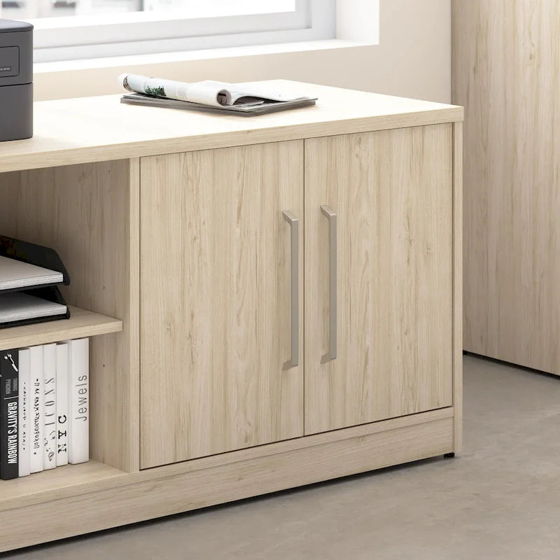 Meuble bas avec portes et étagères