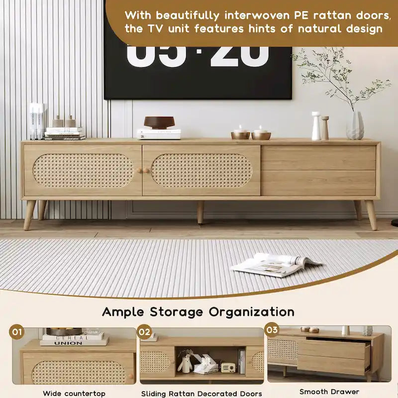 Meuble TV de style ferme moderne