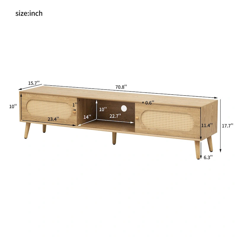 Meuble TV de style ferme moderne