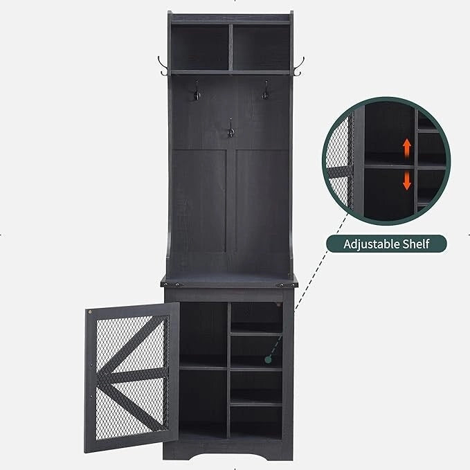 Banc de couloir de 23 po pour ferme
