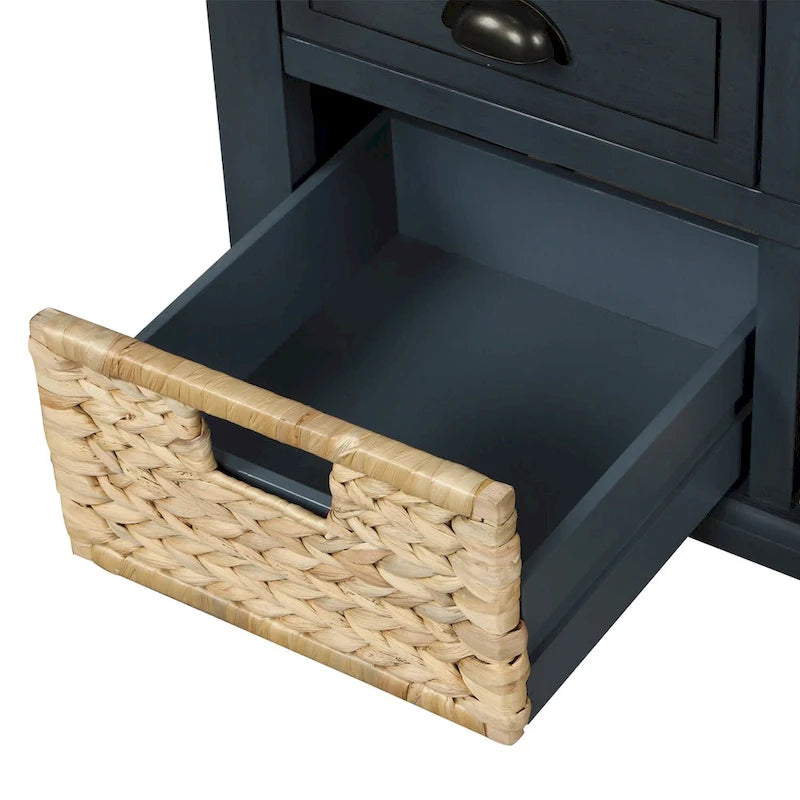 Banc de rangement style campagnard