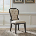 Chaise d'appoint rembourrée à dossier touffeté Americana Farmhouse (lot de 2)