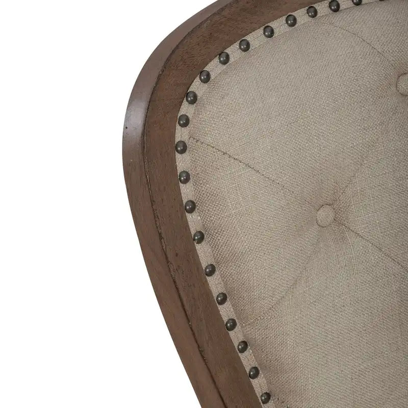 Chaise d'appoint rembourrée à dossier touffeté Americana Farmhouse (lot de 2)