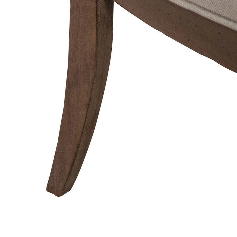 Chaise d'appoint rembourrée à dossier touffeté Americana Farmhouse (lot de 2)