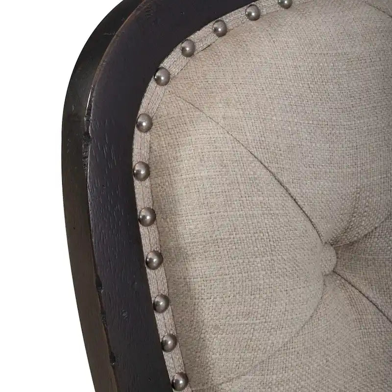 Chaise d'appoint rembourrée à dossier touffeté Americana Farmhouse (lot de 2)