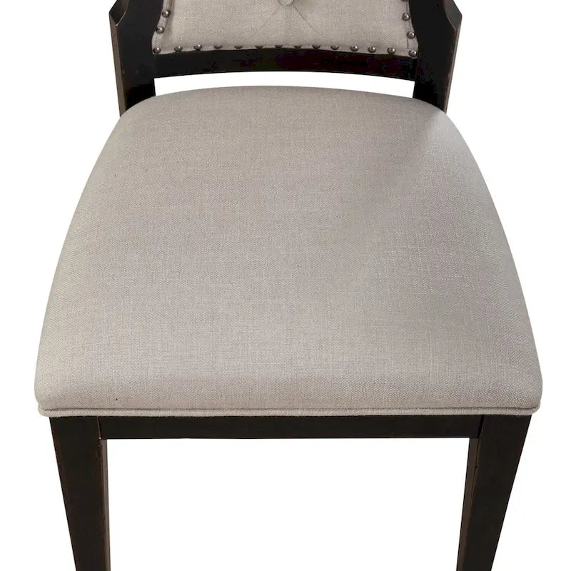 Chaise d'appoint rembourrée à dossier touffeté Americana Farmhouse (lot de 2)