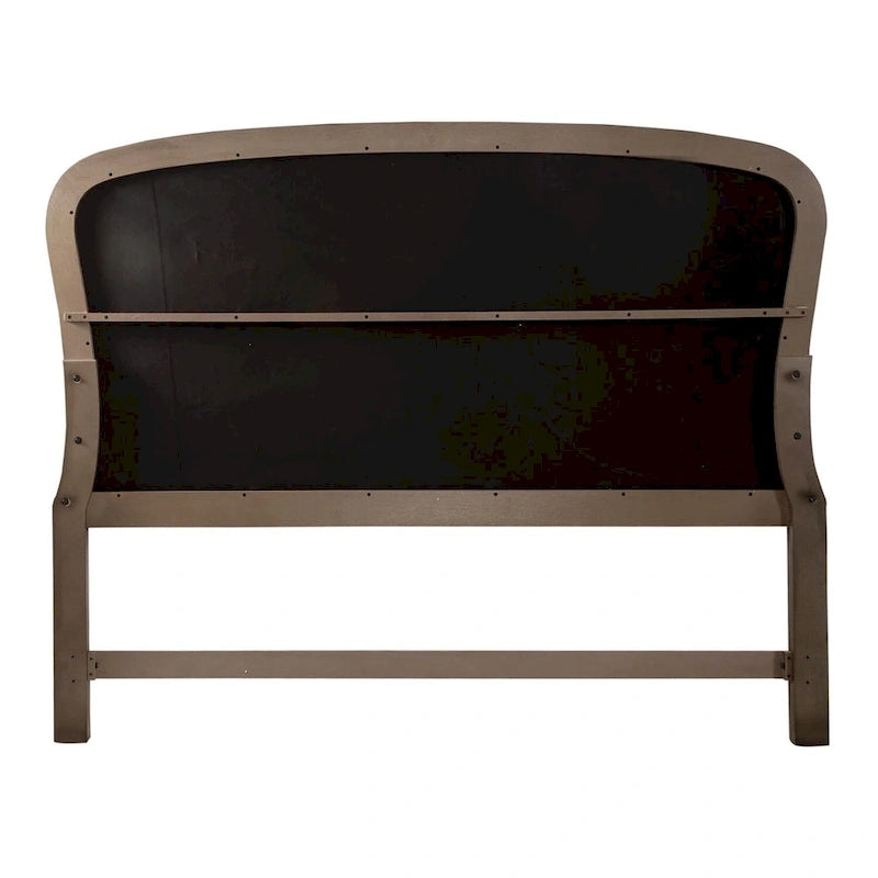 Tête de lit capitonnée Taupe Queen