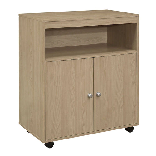 Meuble d'appoint à 2 portes - Meuble de cuisine pour micro-ondes