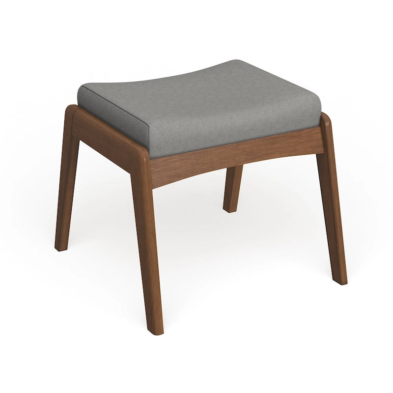 Carson Carrington Forssa – Pouf rembourré noyer de style Mid-century