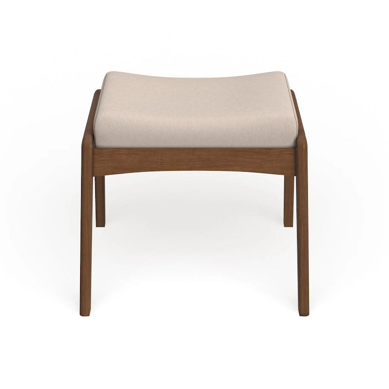 Carson Carrington Forssa – Pouf rembourré noyer de style Mid-century