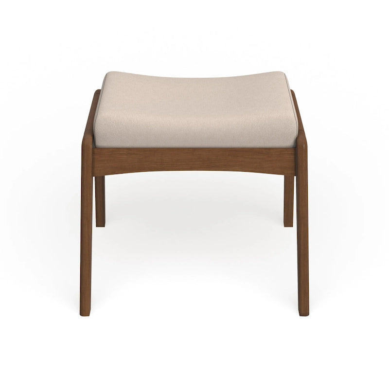 Carson Carrington Forssa – Pouf rembourré noyer de style Mid-century