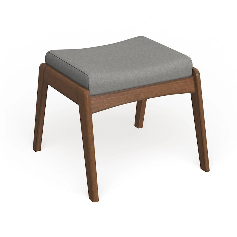 Carson Carrington Forssa – Pouf rembourré noyer de style Mid-century