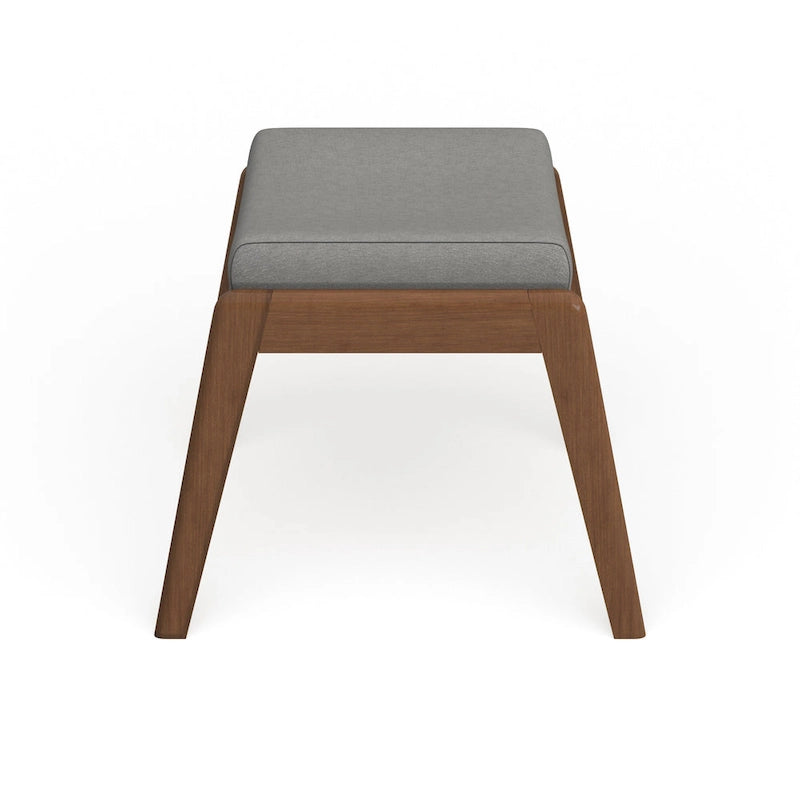 Carson Carrington Forssa – Pouf rembourré noyer de style Mid-century