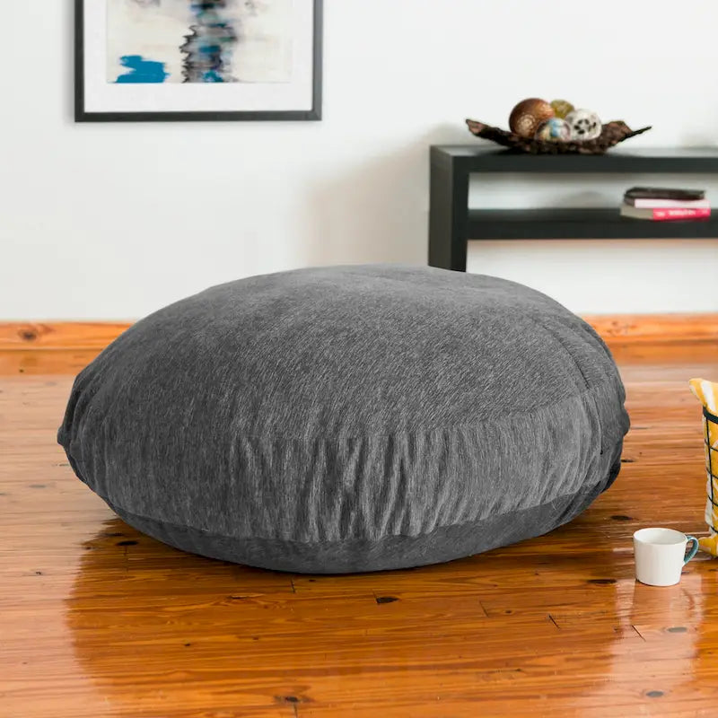 Pouf-transat avec housse en chenille