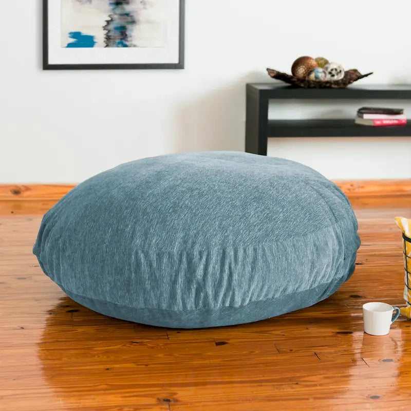 Pouf-transat avec housse en chenille
