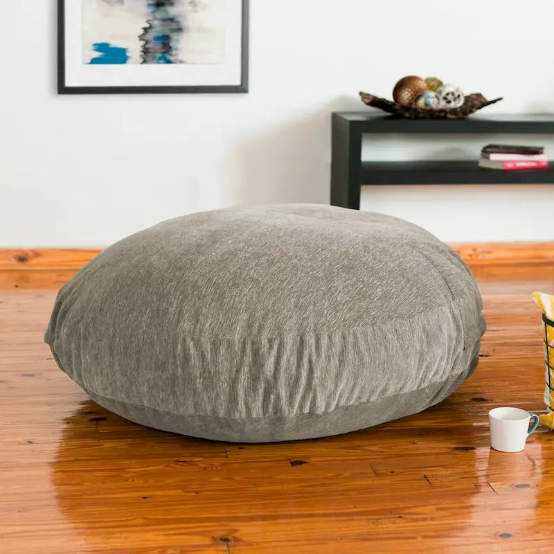 Pouf-transat avec housse en chenille