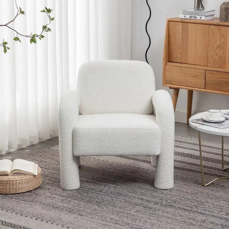 Fauteuil rembourré au design moderne et unique