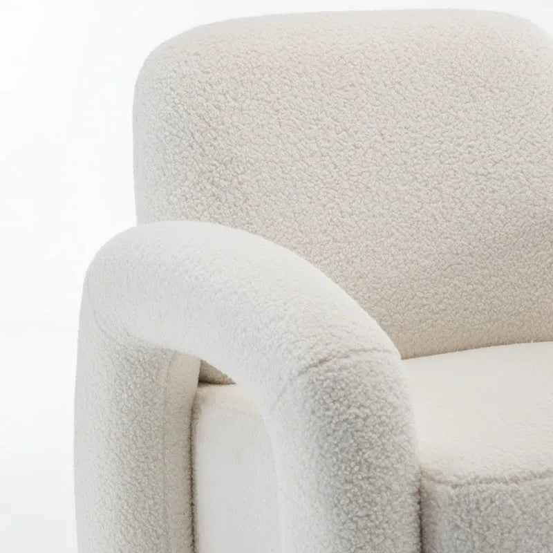 Fauteuil rembourré au design moderne et unique