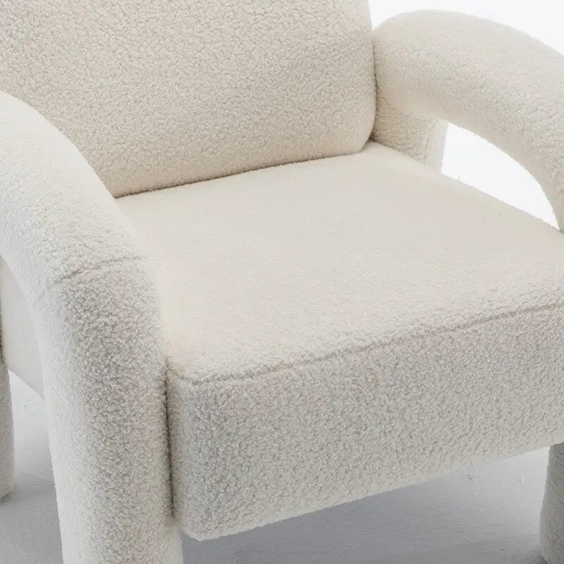 Fauteuil rembourré au design moderne et unique