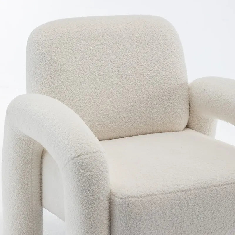 Fauteuil rembourré au design moderne et unique