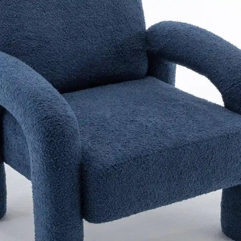Fauteuil rembourré au design moderne et unique