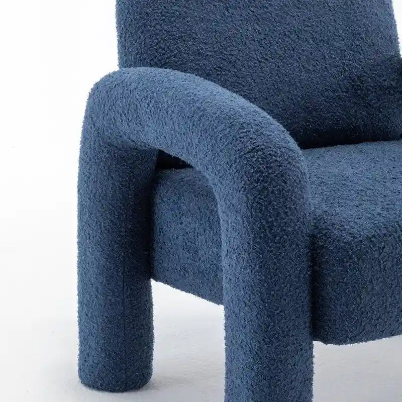 Fauteuil rembourré au design moderne et unique