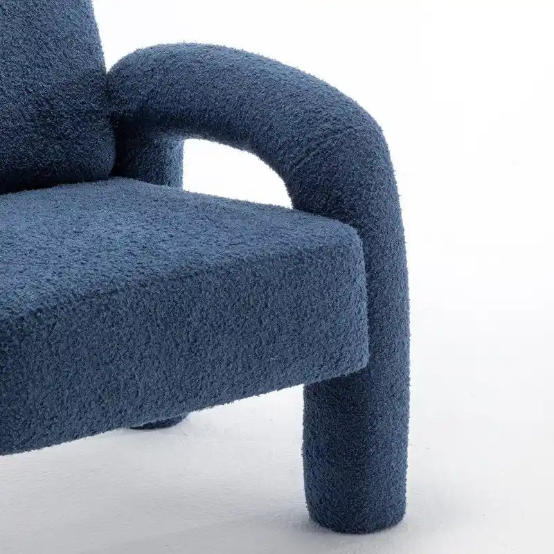 Fauteuil rembourré au design moderne et unique