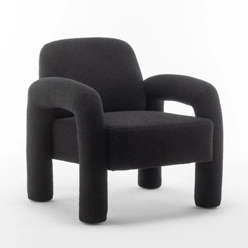 Fauteuil rembourré au design moderne et unique