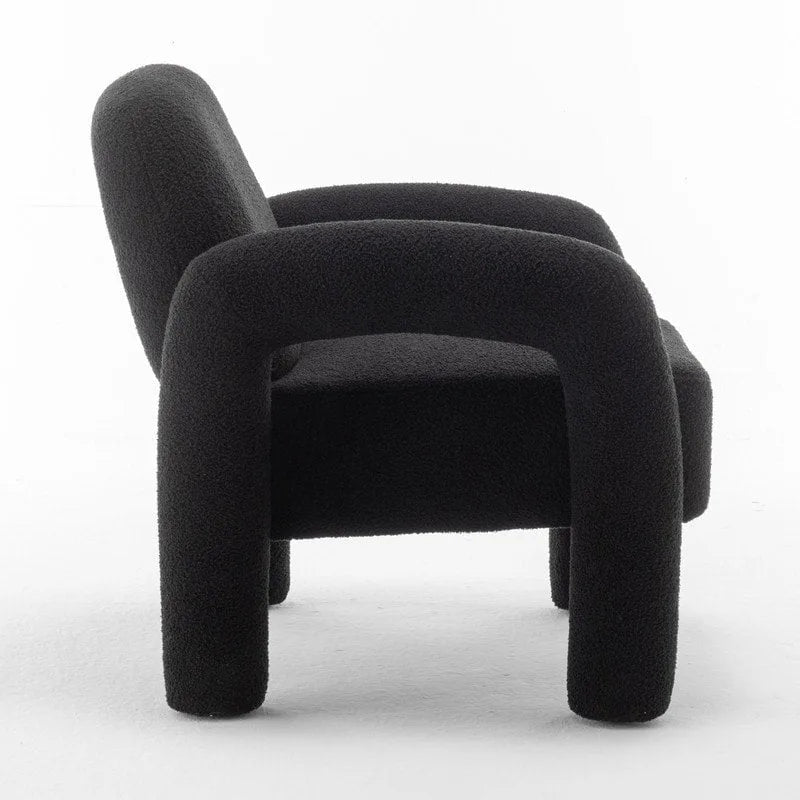 Fauteuil rembourré au design moderne et unique
