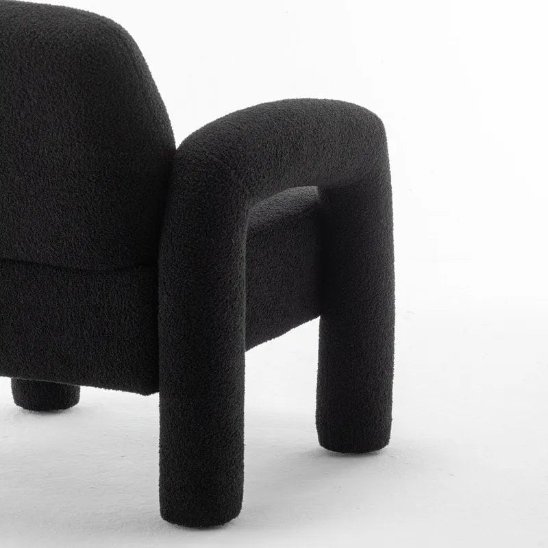 Fauteuil rembourré au design moderne et unique