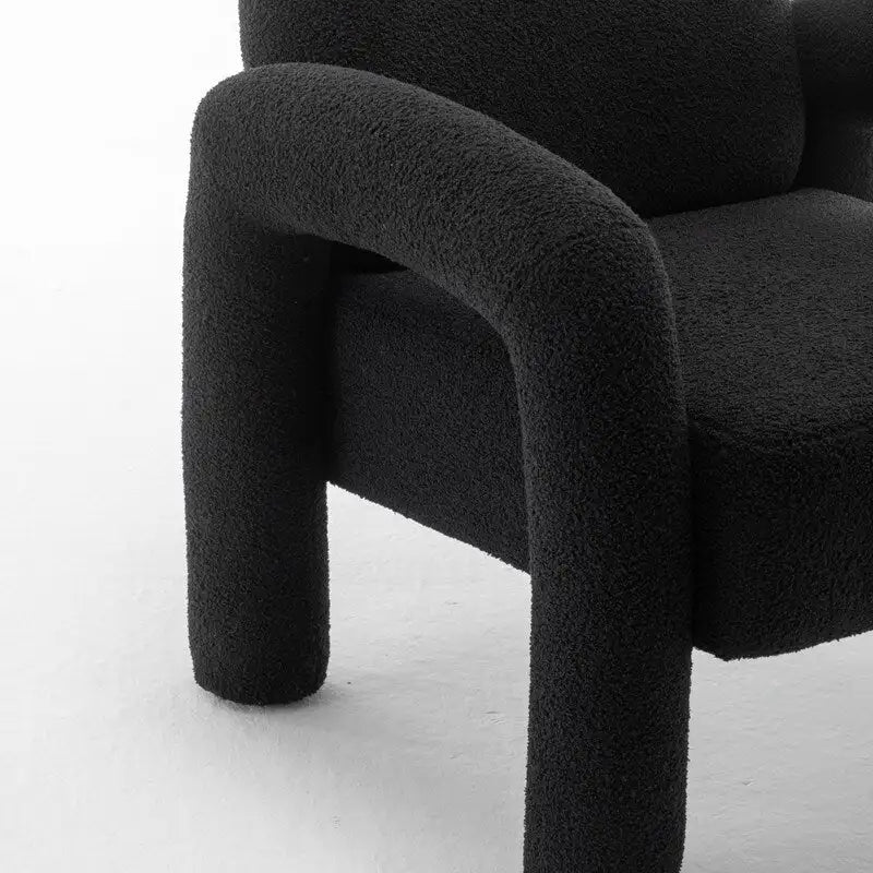Fauteuil rembourré au design moderne et unique