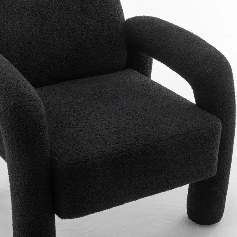 Fauteuil rembourré au design moderne et unique