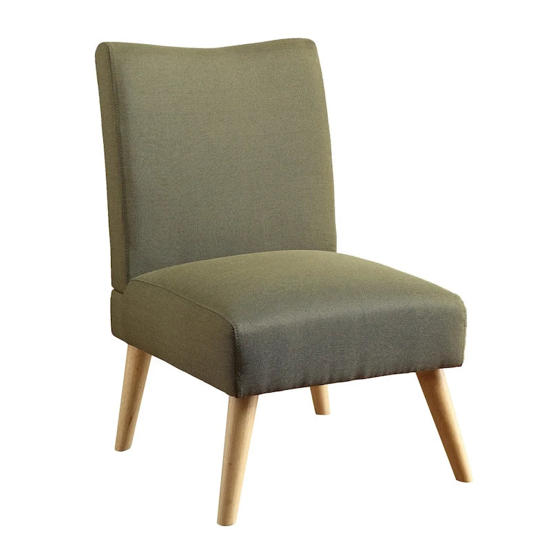 Fauteuil d'appoint rembourré en tissu Pind Mid-Century Modern par Furniture of America