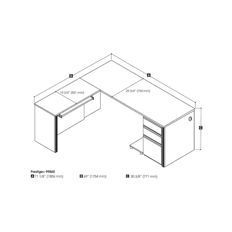 Bureau en L