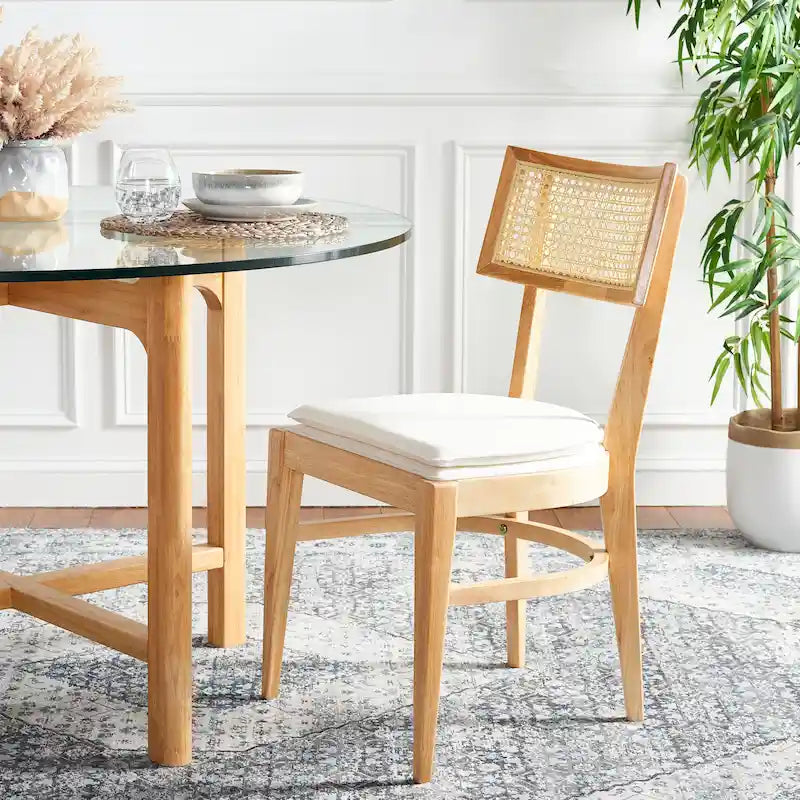 Chaise de salle à manger en rotin - 18 L x 23 P x 35 H - 18Lx23Px35H