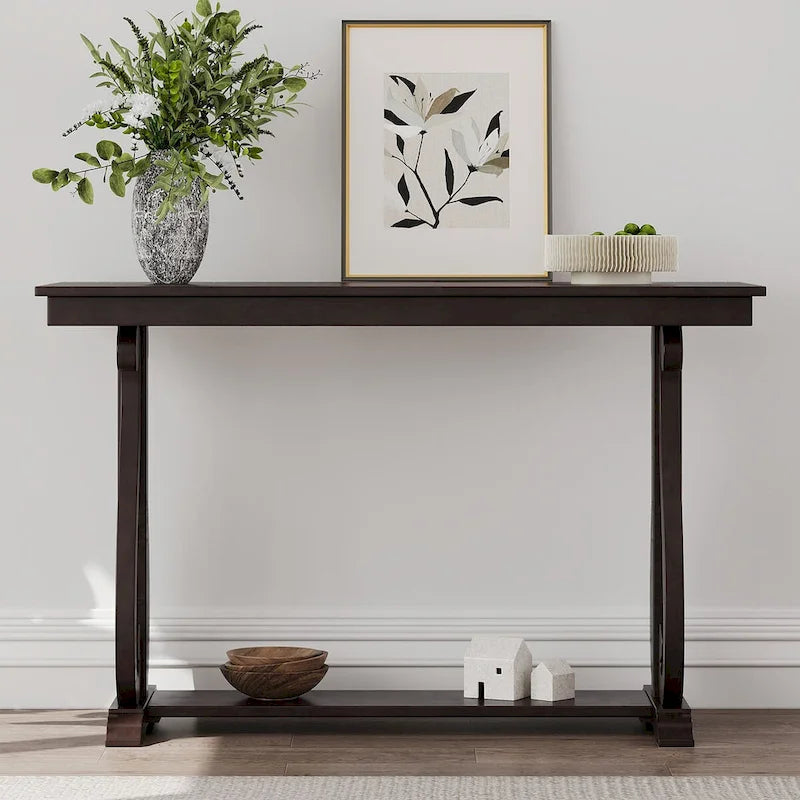 Console rustique vintage de 48 pouces