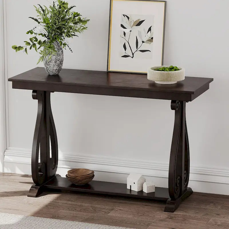 Console rustique vintage de 48 pouces