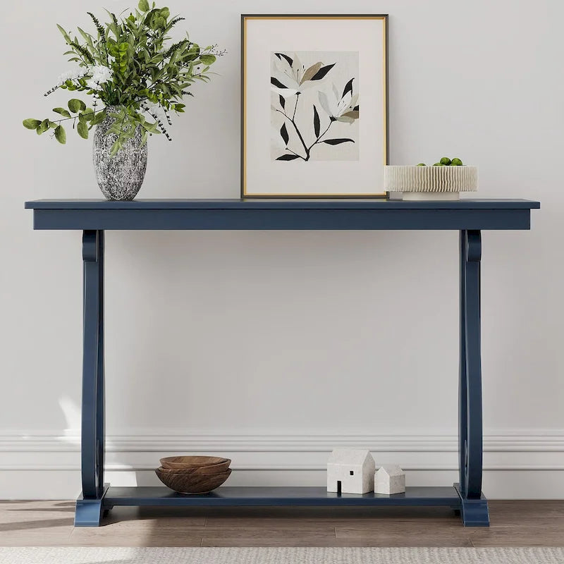 Console rustique vintage de 48 pouces