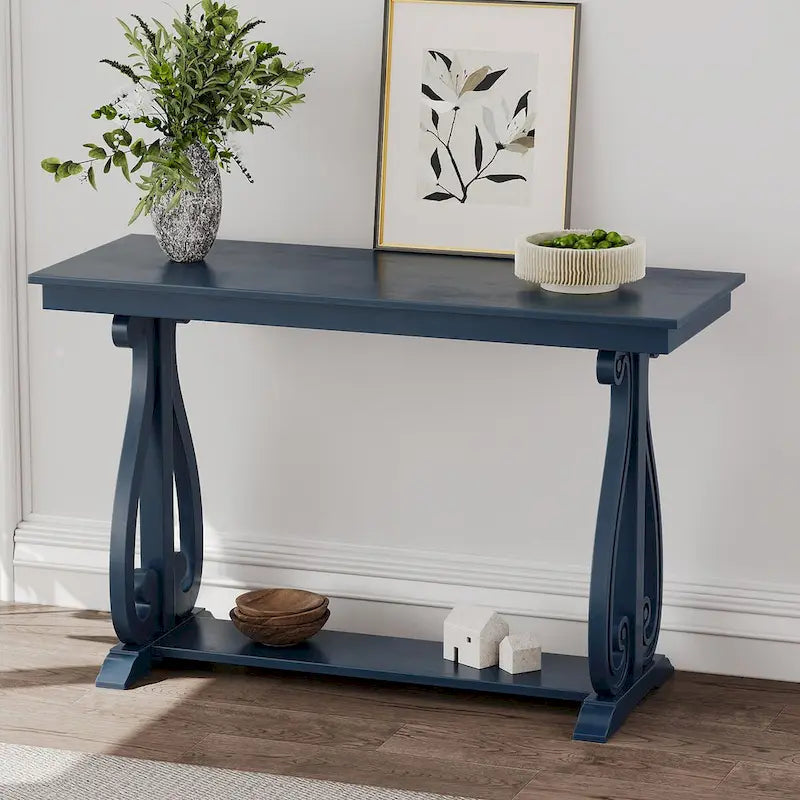 Console rustique vintage de 48 pouces
