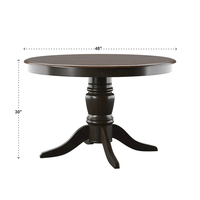 Table de salle à manger bicolore