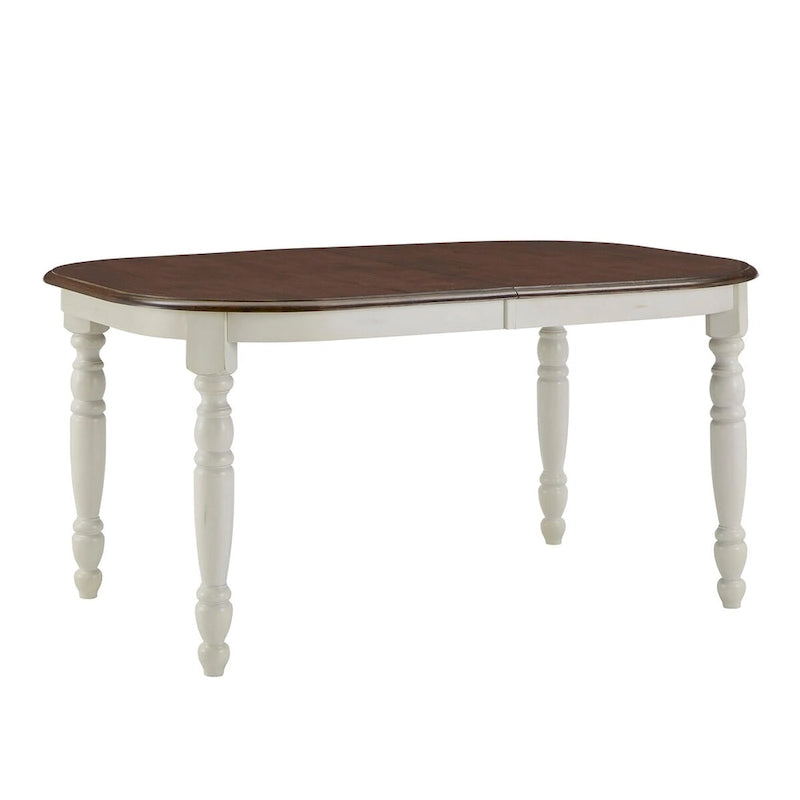 Table de salle à manger bicolore