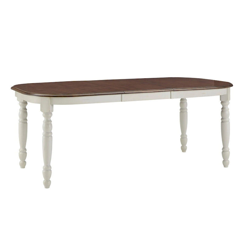 Table de salle à manger bicolore