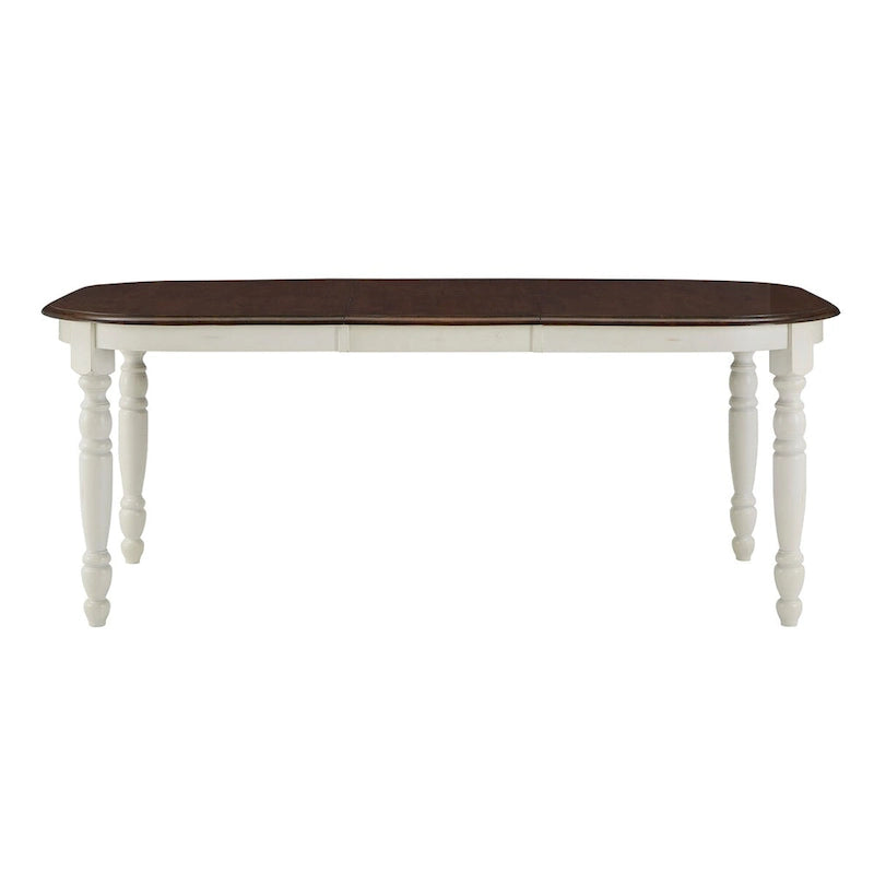 Table de salle à manger bicolore