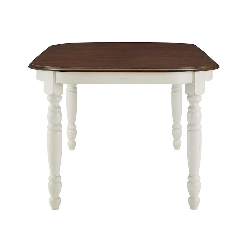 Table de salle à manger bicolore