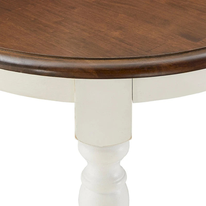 Table de salle à manger bicolore