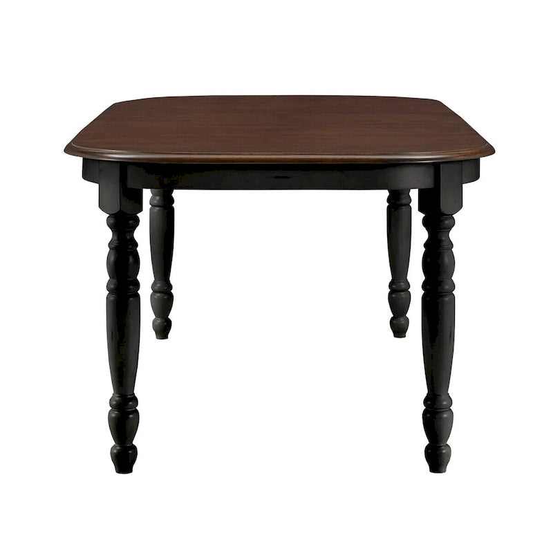 Table de salle à manger bicolore