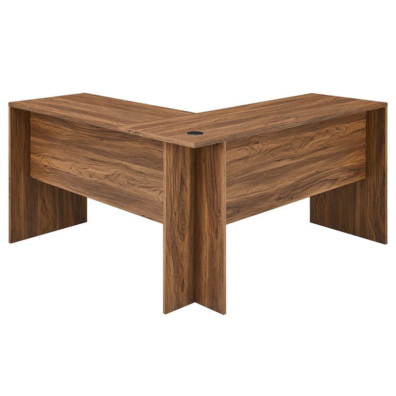 Bureau d'angle en bois