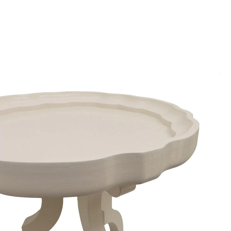 Table d'appoint en bois de style campagnard français